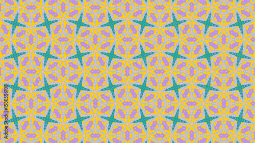 Seamless pattern Vector illustration great for fabric and wall decor Creative texture for fabric, textile.