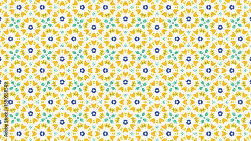 Seamless pattern Vector illustration great for fabric and wall decor Creative texture for fabric, textile.