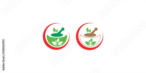 herbal icon or logo isolated sign symbol vector illustration - Collection of high quality black style vector icons, Vector caduceus homeopathy, alternative medicine. Snake, mortar and flower