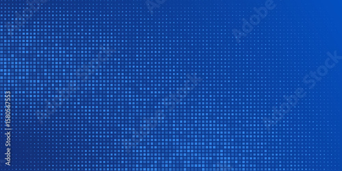 Blue tech finance background abstract pixel element network. Abstract business tech science background