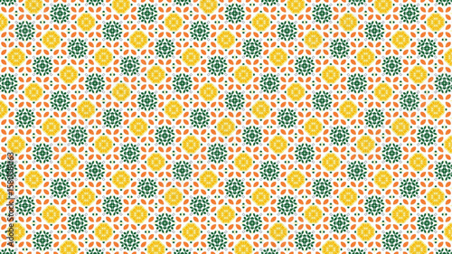 Seamless beautiful digital pattern and shirt textile design.