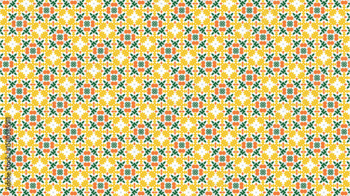 Seamless beautiful digital pattern and shirt textile design.