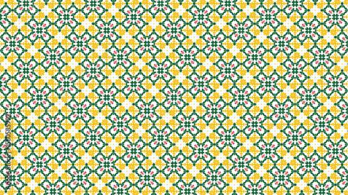 Seamless beautiful digital pattern and shirt textile design.