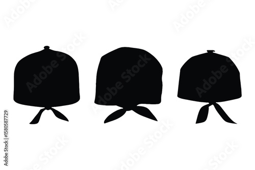 variety of human organ silhouette icons in black, featuring stomach illustrations on white background