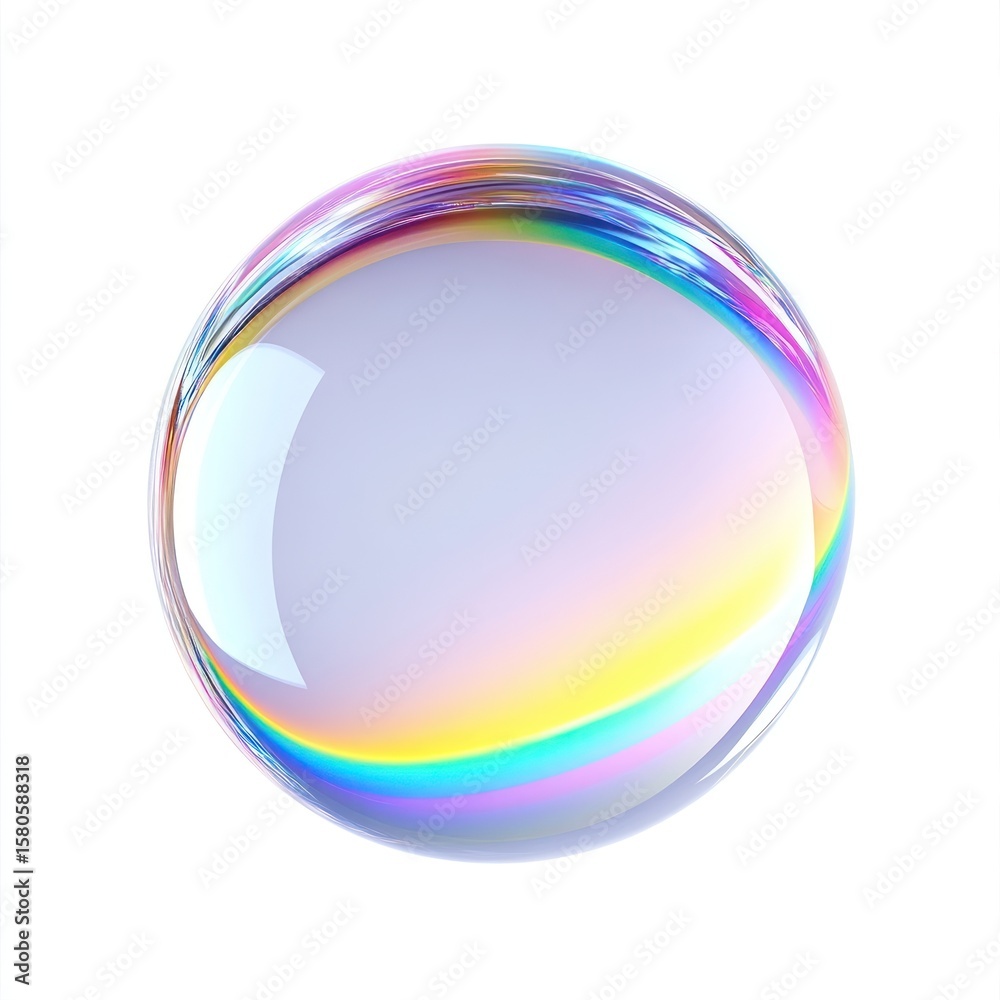 Globe have rainbow line illustration sphere bubble. Globe have rainbow line illustration sphere bubble.