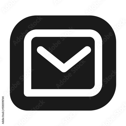 Envelope sticker icon used for messages or emails.
