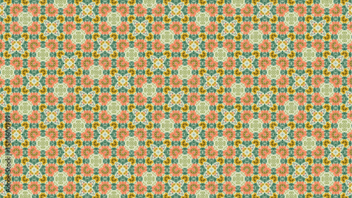 Seamless beautiful digital pattern and shirt textile design.