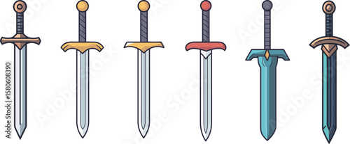 Cartoon sword material