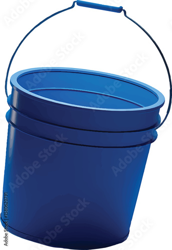 Water Bucket silhouette line art design illustration premium quality