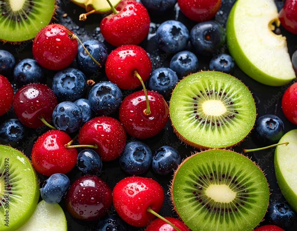 Obraz premium fresh fruit salad