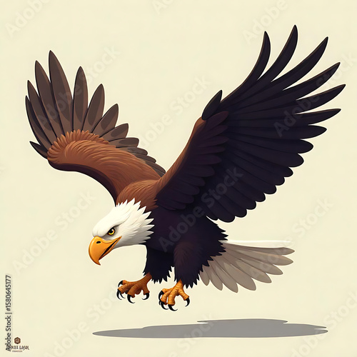 A egale is hunting