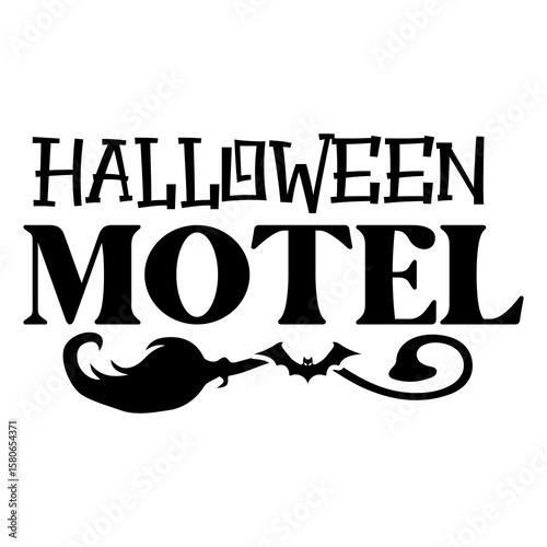 Halloween motel SVG Design
