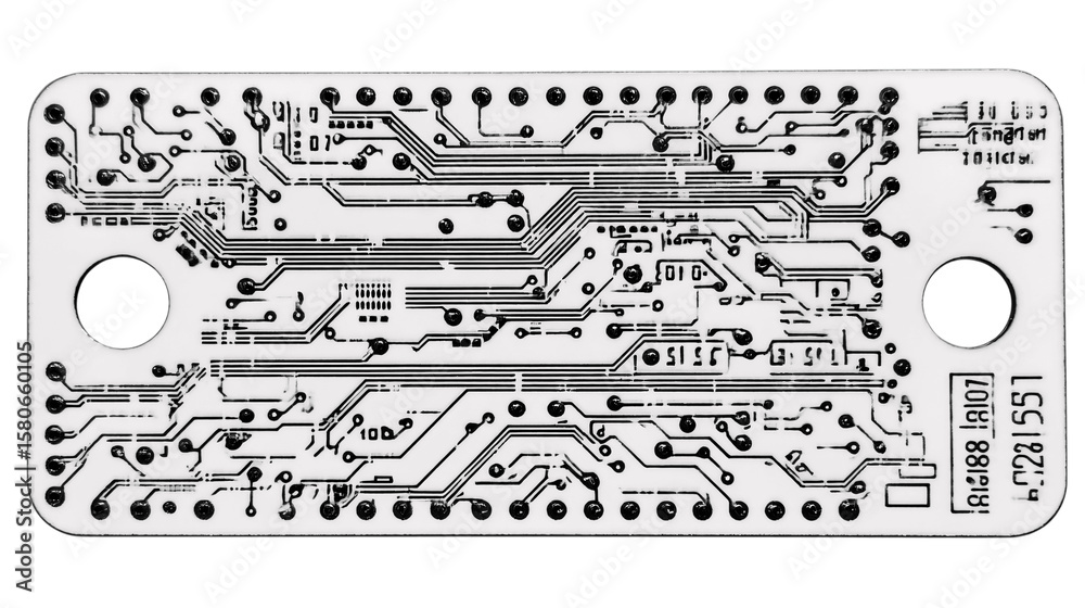 Obraz premium A laser-etched tech tag for luggage variant 1461, white background --ar 16:9