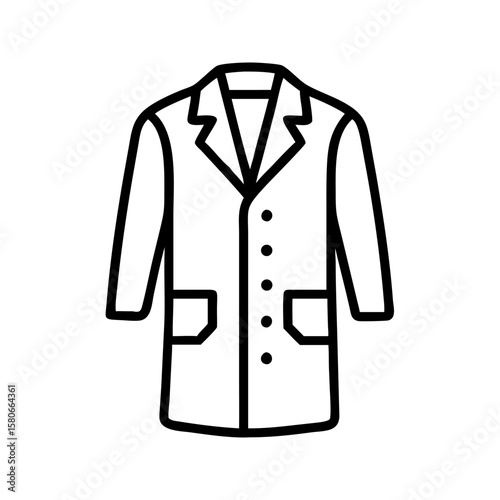 vector illustration of business suit