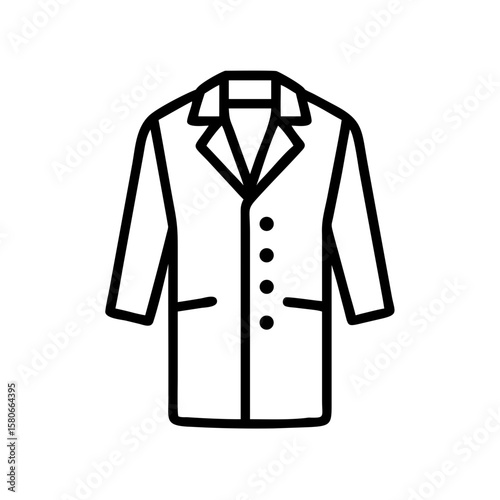 vector illustration of business suit