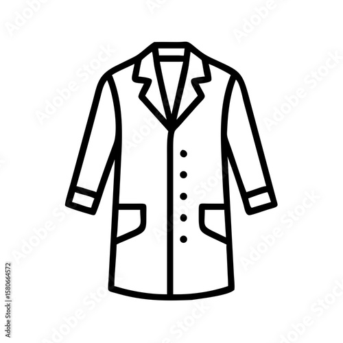 vector illustration of business suit