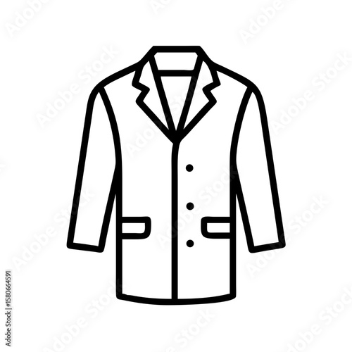 vector illustration of business suit