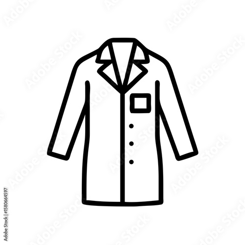 vector illustration of a jacket