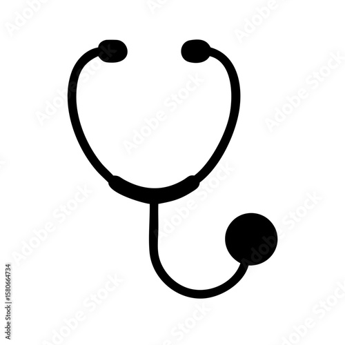 Stethoscope icon vector art