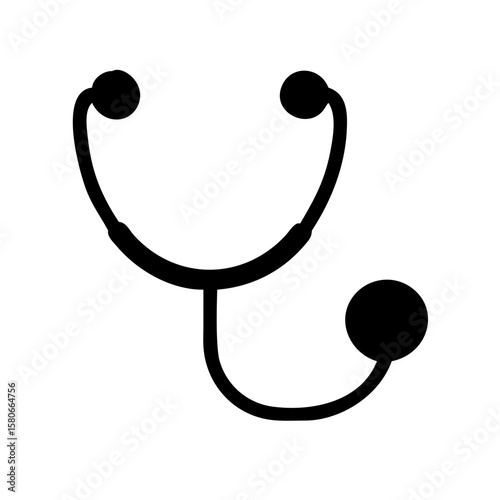 Stethoscope icon vector art