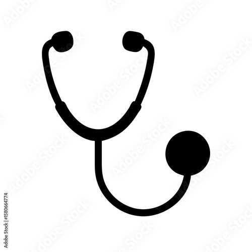 Stethoscope icon vector art