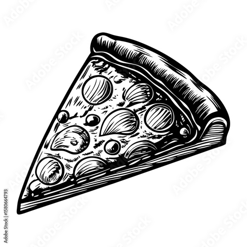 Showing eggplant parmigiana slice against white background. Eggplant parmigiana slice with tomato sauce, cheese, and eggplant is very delicious.