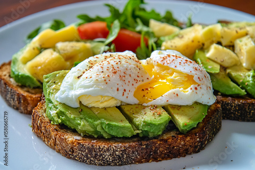 Avocado Toast with Poached Egg