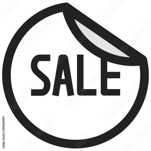 심플 라인 쇼핑 아이콘