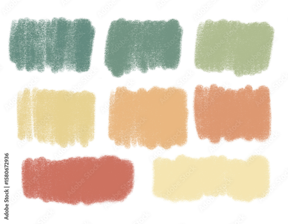Fototapeta premium crayon brush colorful art paint png