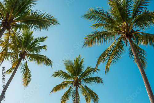 Wallpaper Mural palm trees Torontodigital.ca