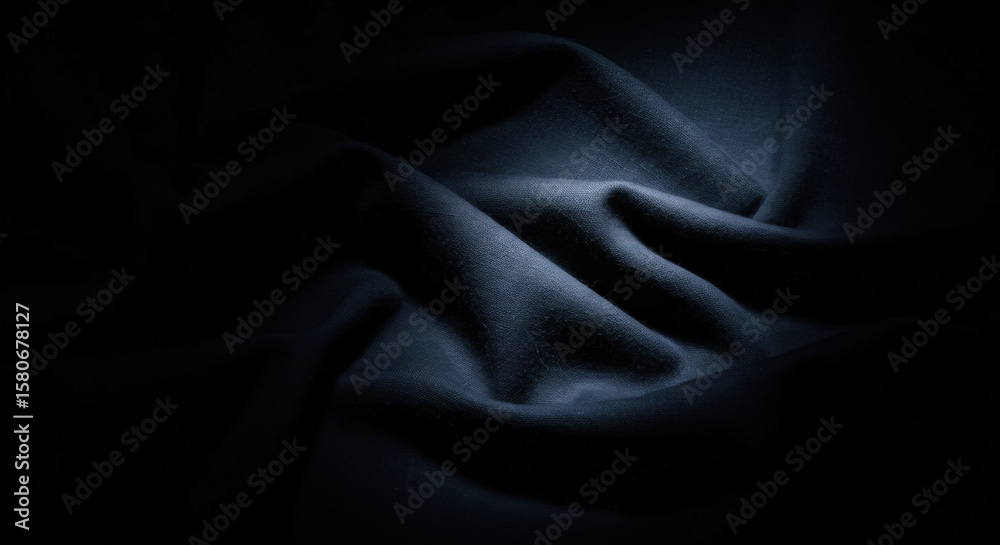 Fototapeta premium Fabric shot in dark lighting