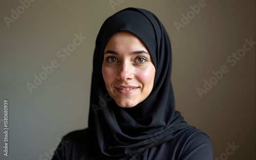 Islamische Familie - Frau mit Kopftuch. High quality