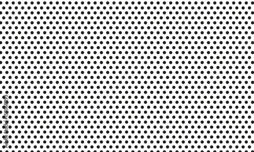 Abstract black colour smooth dots spraying with background seamless horizontal geometric pattern vector template set. dots vector.