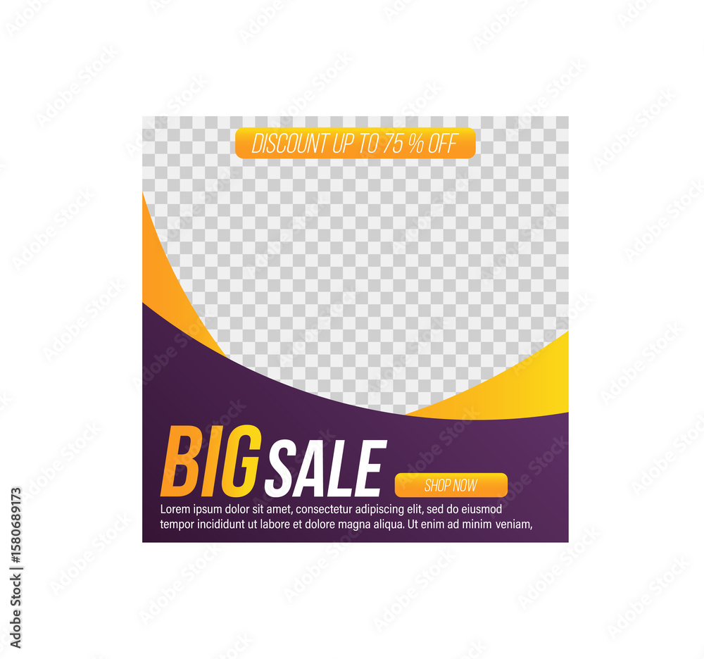 Obraz premium PNG marketing promotion sale product socialmedia editable pack business template banner design organic minimalist fresh style puzzle photo layout art furniture headline booklet story concept simple