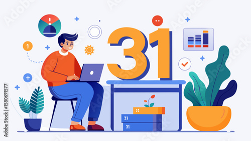 Employee paying for coworking space membershi illustration for modern finance app