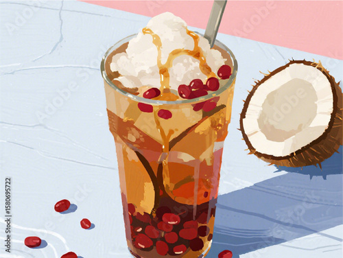 cocktail with cherry