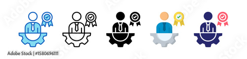 Expert Multiple Style Icon Set Collection. 