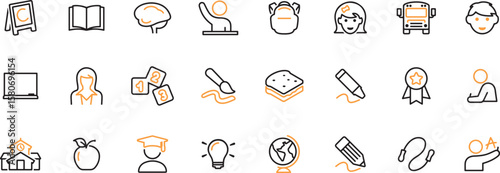  Baby Food and Feeding Icon Set – Spoon, Bottle, Baby Bowl, Feeding, Milk, Meal, Childcare, Toddler, Care, Nutrition, Formula, Cute, Healthy, Mother, Icon