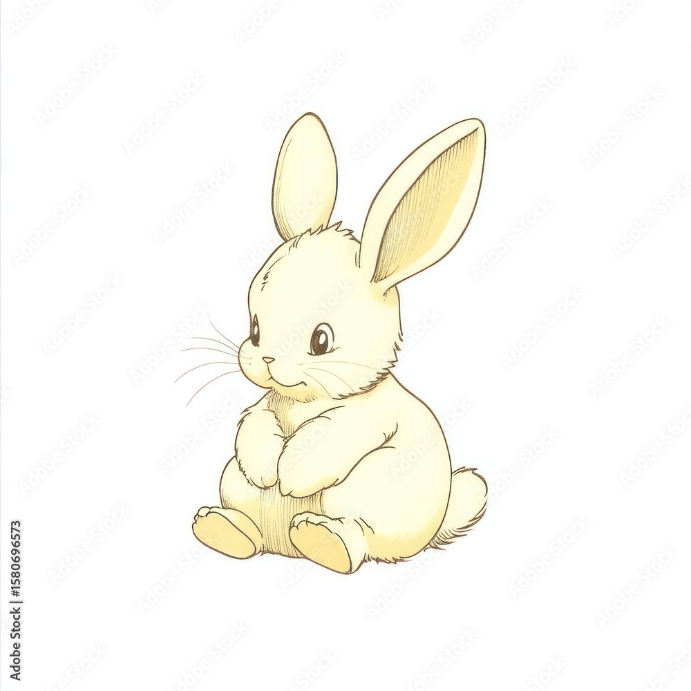 Obraz premium Easter animal rabbit bunny.