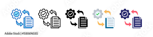 Execute Multiple Style Icon Set Collection. 