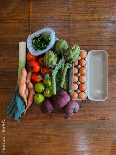 still life with vegetables