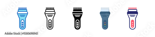 Trimmer Multiple Style Icon Set Collection. 