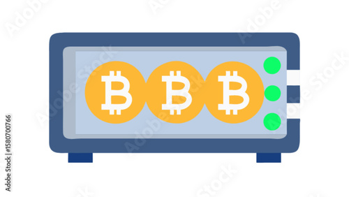 Bitcoin safe deposit box secure cryptocurrency storage vault digital asset protection and blockchain technology
