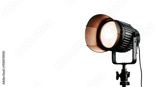 A clip-on camera light with cover, white background --ar 16:9