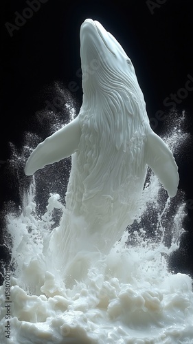 Whale Ocean Animal Portrait In A Natural Environment