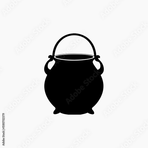 cauldron horror graphic element collection black arts