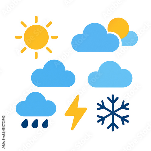 天気アイコンセット｜Weather Icon Set