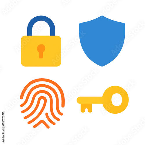 セキュリティアイコンセット｜Security Icon Set