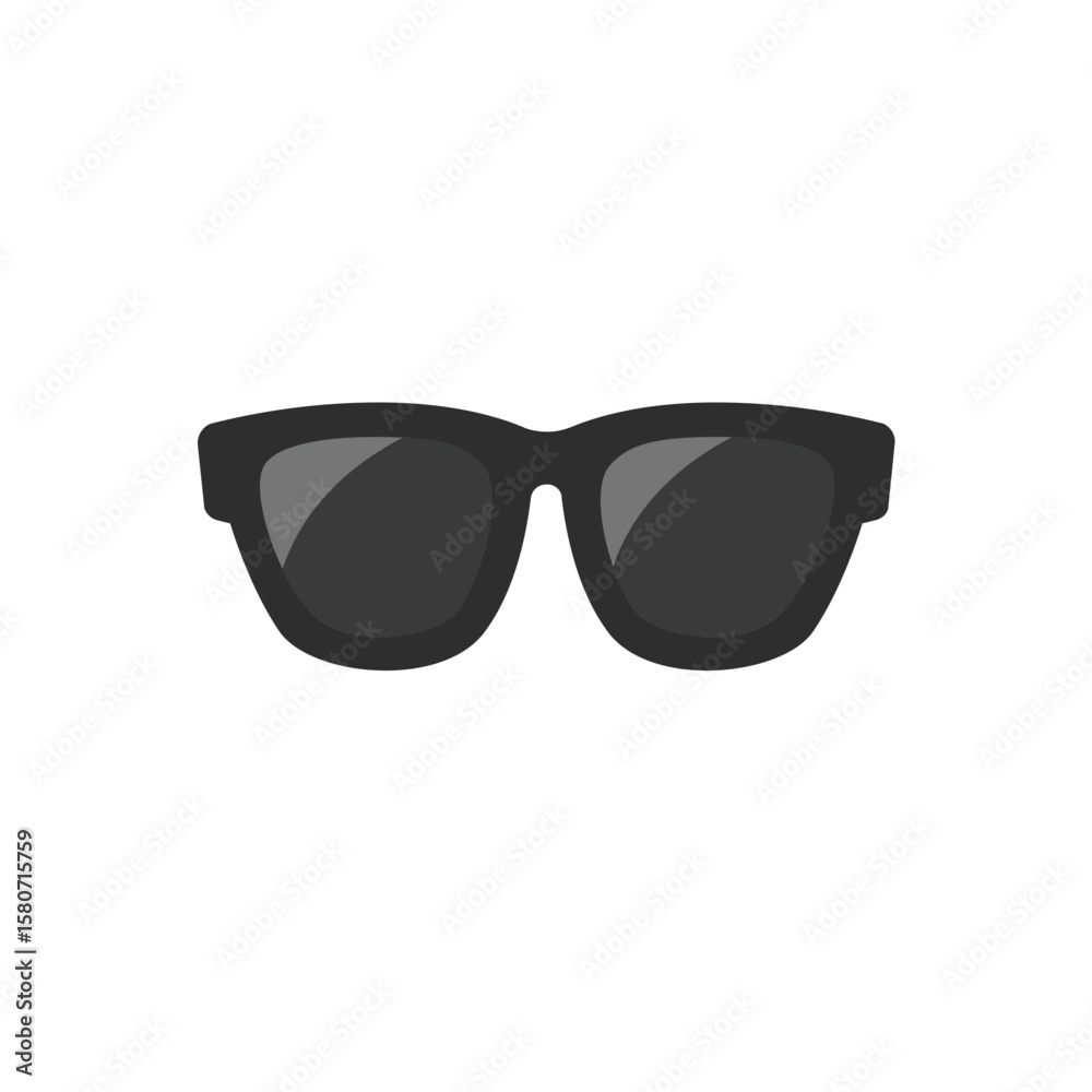 Fototapeta premium Sunglasses Icon Flat Design Vector