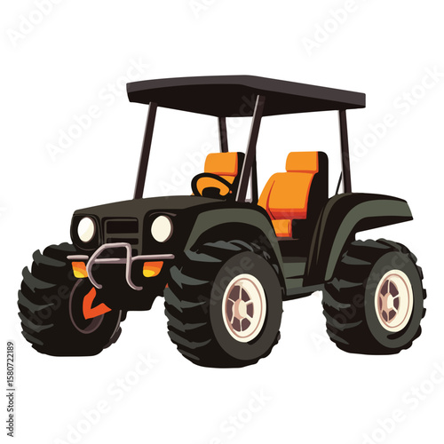 Sand buggy vector illustration isolated 